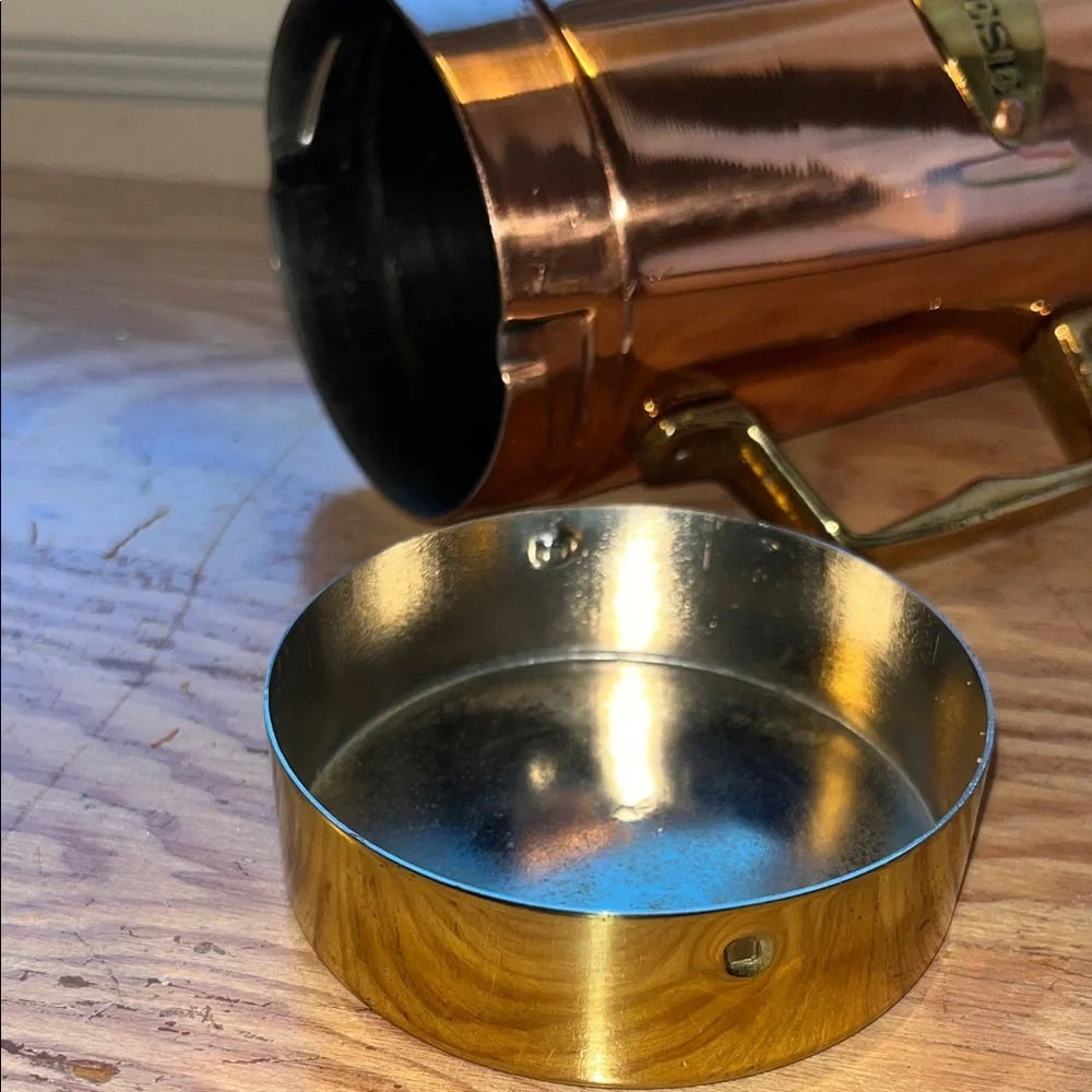 Copper‎ and Gold Cheese Shaker EUC